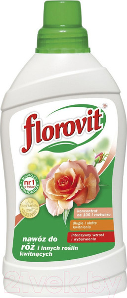 Изображение товара Удобрение Florovit Для роз и других цветов (1кг, жидкое)