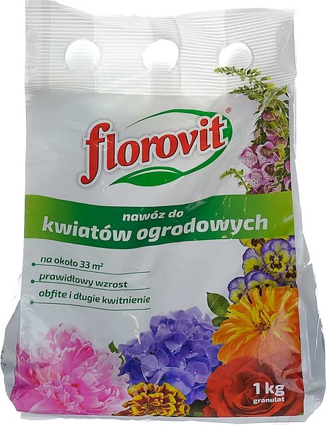 Изображение товара Удобрение Florovit Для садовых цветов (1кг, мешок)