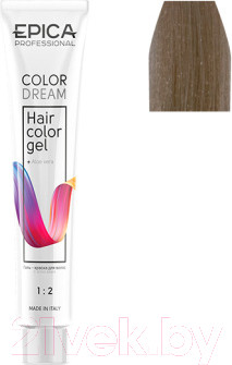 Изображение товара Гель-краска для волос Epica Professional Colordream 10.71 (100мл, светлый блондин шоколадно-пепельный)