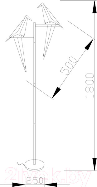 Изображение товара Торшер Moderli Birds / V3075-2TL
