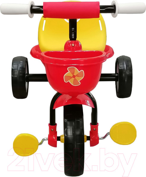 Изображение товара Трехколесный велосипед Moby Kids Primo Львенок / 646235 (красный/желтый)