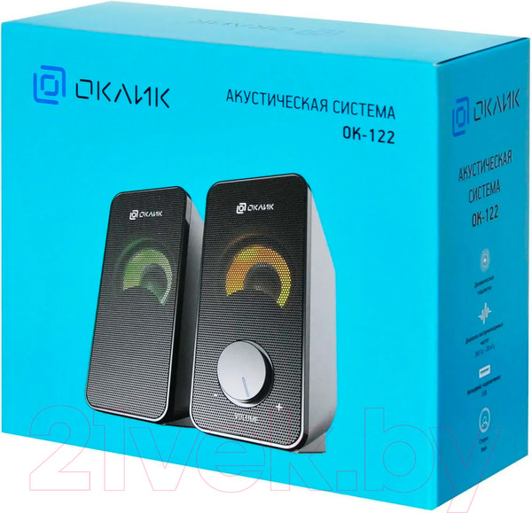 Изображение товара Мультимедиа акустика Оклик OK-122 (черный)