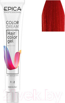 Изображение товара Гель-краска для волос Epica Professional Colordream 77.66 (100мл, русый красная смородина)