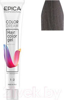 Изображение товара Гель-краска для волос Epica Professional Colordream 8.11 (100мл, светло-русый пепельный интенсивный)