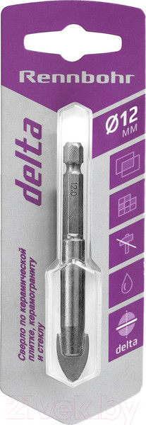 Изображение товара Сверло Rennbohr Delta 12мм / 676012