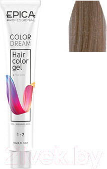 Изображение товара Гель-краска для волос Epica Professional Colordream 9.12 (100мл, блондин перламутровый)