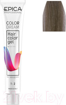 Изображение товара Гель-краска для волос Epica Professional Colordream 8.12 (100мл, светло-русый перламутровый)