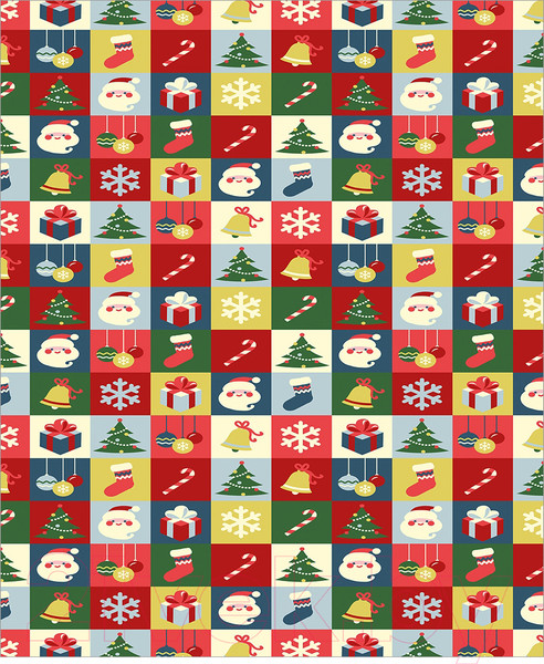 Изображение товара Скатерть JoyArty Рождественские элементы / tc_37114 (180x145)