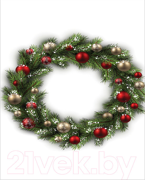 Изображение товара Скатерть JoyArty Рождественский венок / tc_37164 (180x145)