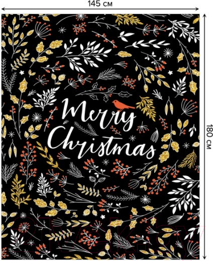 Изображение товара Скатерть JoyArty С Рождеством / tc_37167 (180x145)