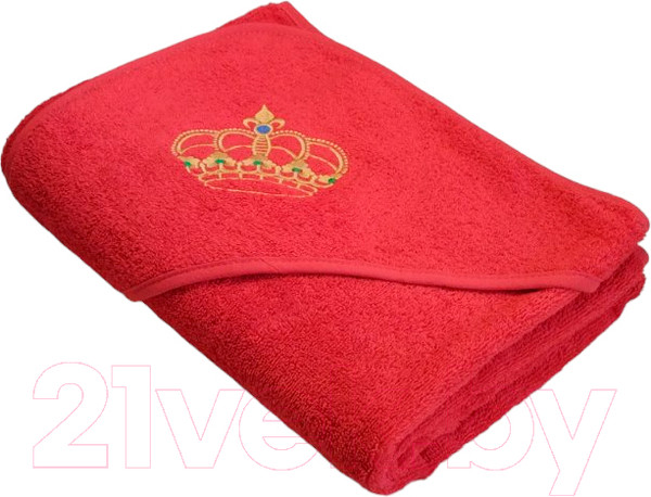 Изображение товара Полотенце с капюшоном Goodness Махровое 100x100 (красный)