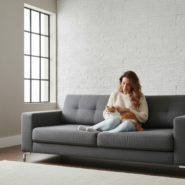 Изображение товара Декоративный камень гипсовый РуБелЭко Афины 1 А1бел Виброформованный (белый)