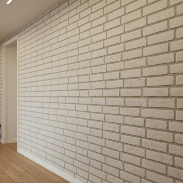 Изображение товара Декоративный камень гипсовый РуБелЭко Пекин 1 П1бел Виброформованный (белый)