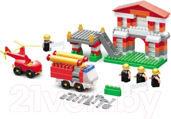 Изображение товара Конструктор Bauer Fireman Пожарная часть / 742