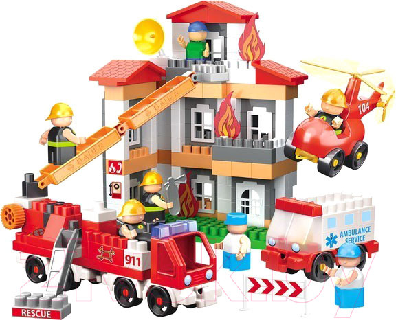 Изображение товара Конструктор Bauer Fireman Тушение пожара / 743