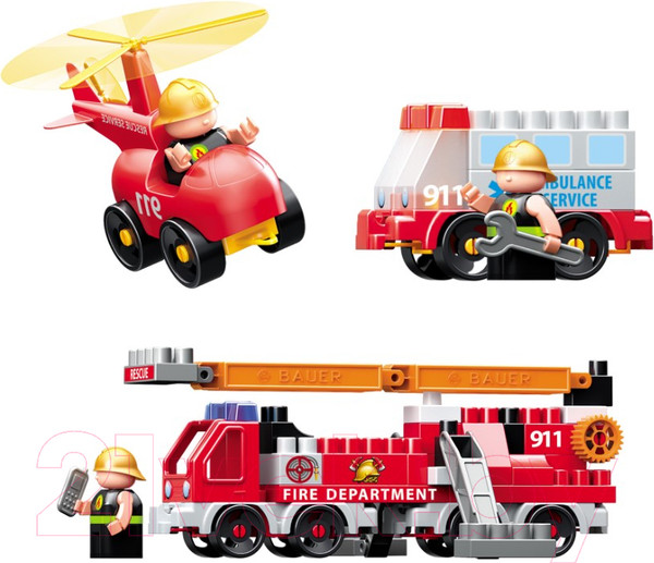 Изображение товара Конструктор Bauer Fireman Тушение пожара / 743