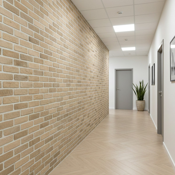 Изображение товара Декоративный камень гипсовый РуБелЭко Пекин 2 П2беж Виброформованный (бежевый)