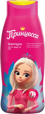 Изображение товара Шампунь-кондиционер детский Принцесса Тутти-Фрутти 2 в 1 (400мл)
