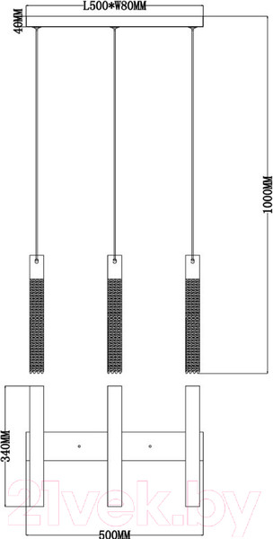 Изображение товара Люстра Moderli Novas / V2890-PL (с пультом)
