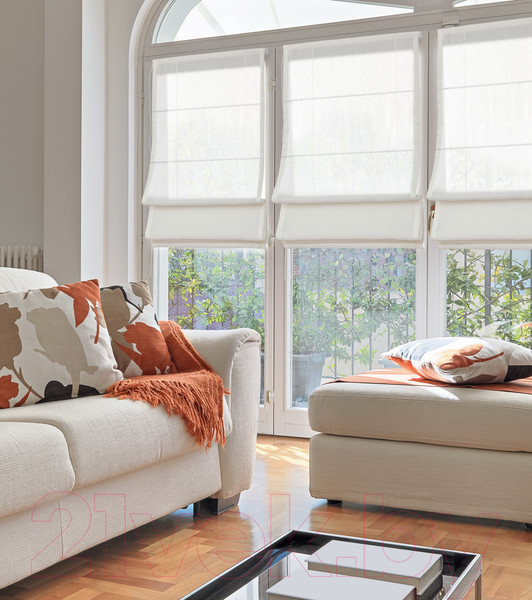 Изображение товара Римская штора Delfa Мини Siena Fantasy СШД-01М-169/005 (48x160, молочный)