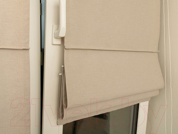 Изображение товара Римская штора Delfa Мини Roman СШД-01М-170/8834 (68x160, бежевый)