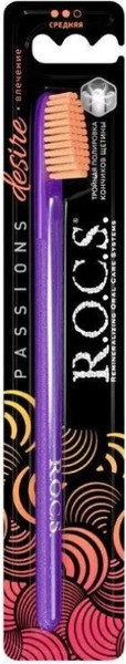 Изображение товара Зубная щетка R.O.C.S. Passions средняя