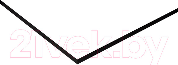 Изображение товара Экран для душевого поддона Cezares TRAY-AS-A-90-100-SCR-NERO