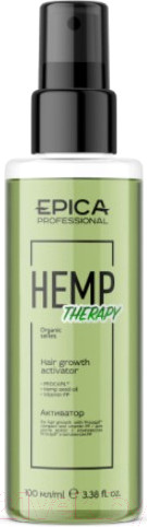 Изображение товара Спрей для волос Epica Professional Hemp Therapy Активатор роста волос (100мл)