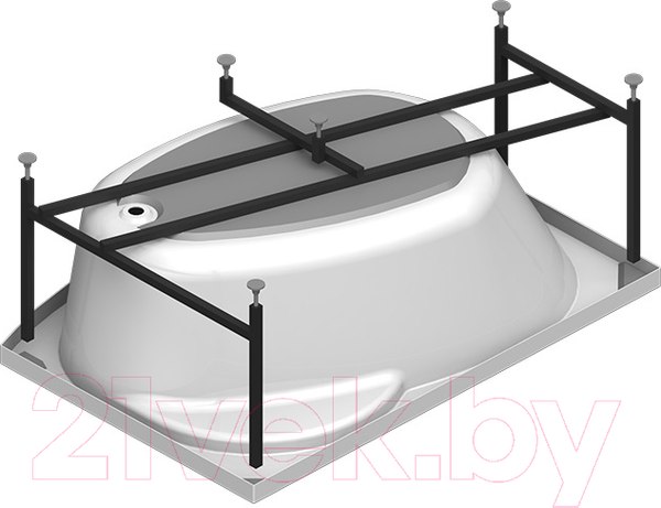 Изображение товара Ванна акриловая Vannesa Монти 150x105 L / 2-01-0-1-1-213