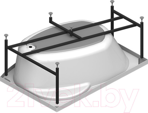 Изображение товара Ванна акриловая Vannesa Монти 150x105 R / 2-01-0-2-1-213
