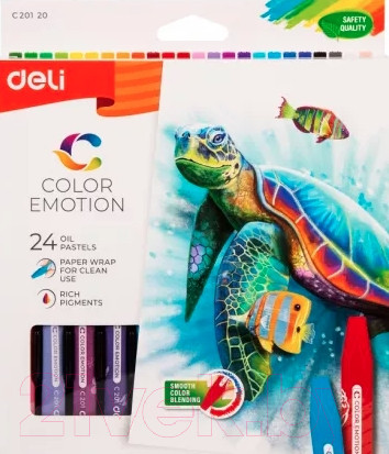 Изображение товара Набор масляной пастели Deli Color Emotions / С20120 (24цв)
