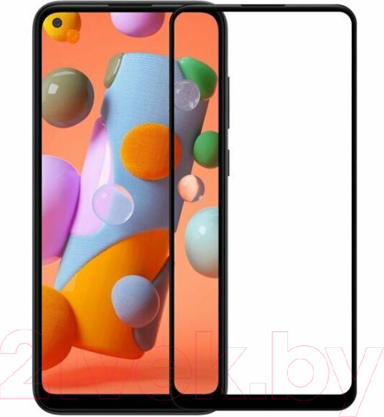 Изображение товара Защитное стекло для телефона Case Full Glue для Galaxy A41 (черный глянец)