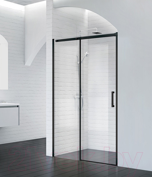 Изображение товара Душевая дверь BelBagno ACQUA-BF-1-150-C-NERO