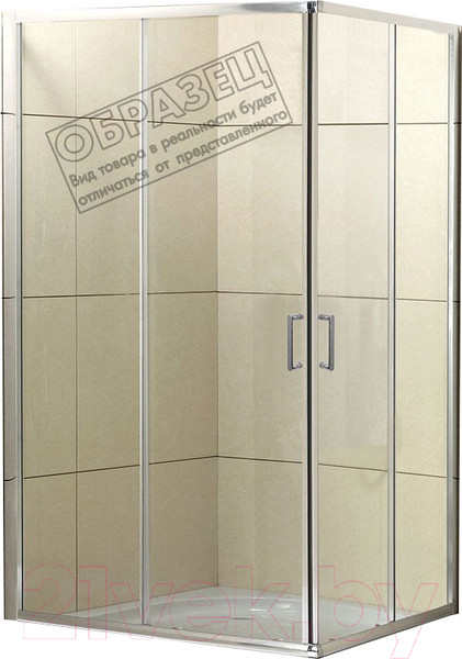 Изображение товара Душевой уголок BelBagno UNO-195-AH-2-100/90-P-Cr