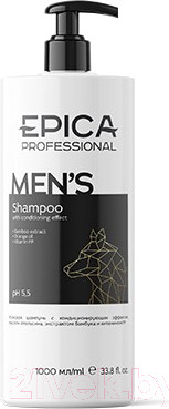 Изображение товара Шампунь для волос Epica Professional Men's (1л)