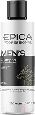 Изображение товара Шампунь для волос Epica Professional Men's (250мл)
