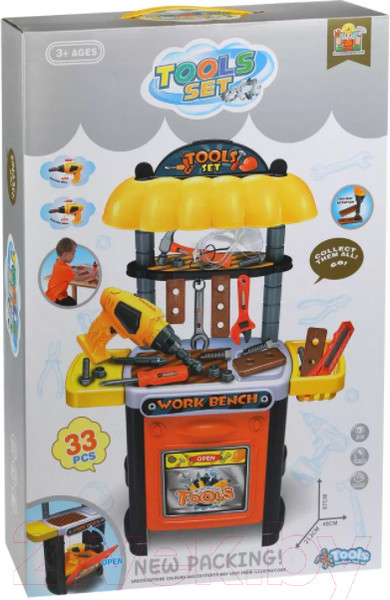 Изображение товара Верстак-стол игрушечный Наша игрушка Юный механик / 36778-115
