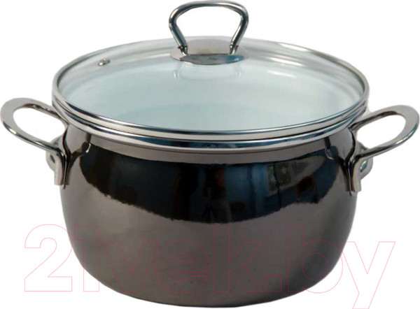 Изображение товара Кастрюля Сантэкс 1-2430211 (темно-серый хром)