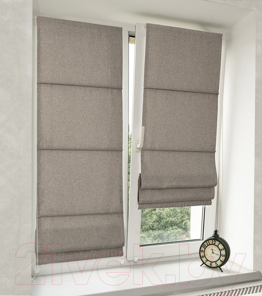 Изображение товара Римская штора Delfa Мини Plain Dim Out СШД-01М-171/006 (68x160, серый)