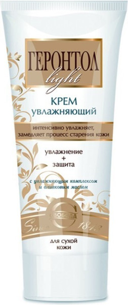Изображение товара Крем для лица Svoboda Геронтол Light Увлажняющий с оливковым маслом (60мл)