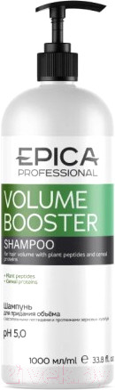 Изображение товара Шампунь для волос Epica Professional Volume Booster  (1л)
