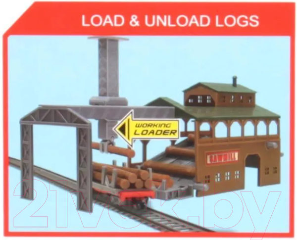 Изображение товара Железная дорога игрушечная Автоград Лесопилка / 6781007