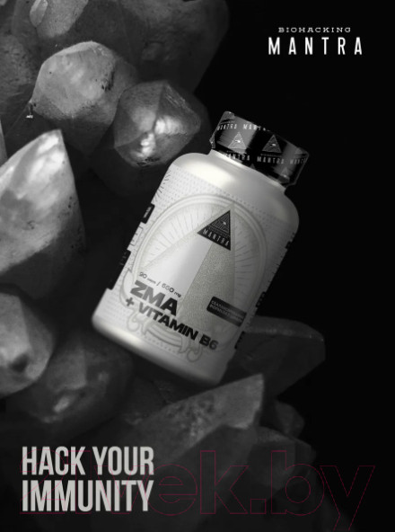 Изображение товара Комплексная пищевая добавка Biohacking Mantra ZMA+B6 / CAPS020 (90 капсул)