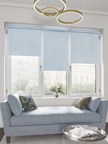 Изображение товара Рулонная штора LEGRAND Бриз 66x175 / 58 068 828 (голубой)