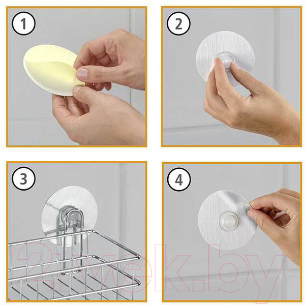 Изображение товара Ершик для унитаза Wenko Static-Loc 21569100