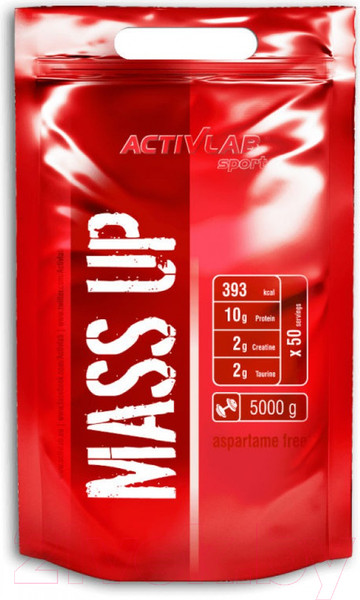 Изображение товара Гейнер Activlab Mass UP (5кг, клубника)