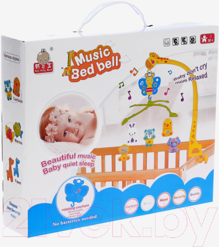 Изображение товара Мобиль на кроватку Крошка Я Бабочка. Малыш зоо / 2912776