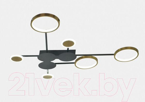 Изображение товара Потолочный светильник Mirastyle SX-20547-70 BK+SGD