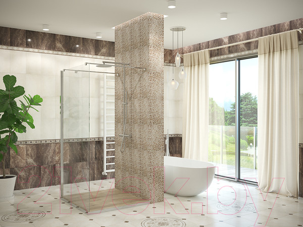 Изображение товара Плитка Euro-Ceramics Дельма 3 DL 0045 (400x400, бежево-желтый)