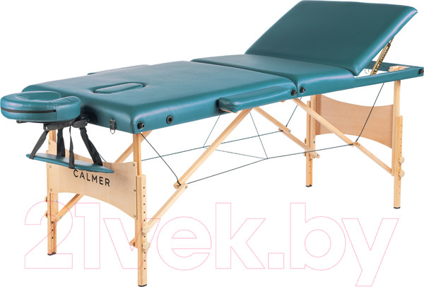 Изображение товара Массажный стол Calmer Bamboo Three 60 (бирюзовый)